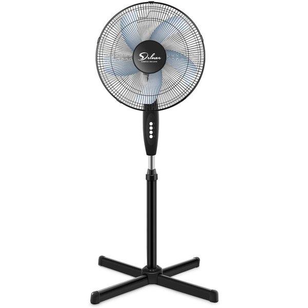 Ipower Simple Deluxe Commercial Stand Fan, 16 inch HIFANXSTAND16